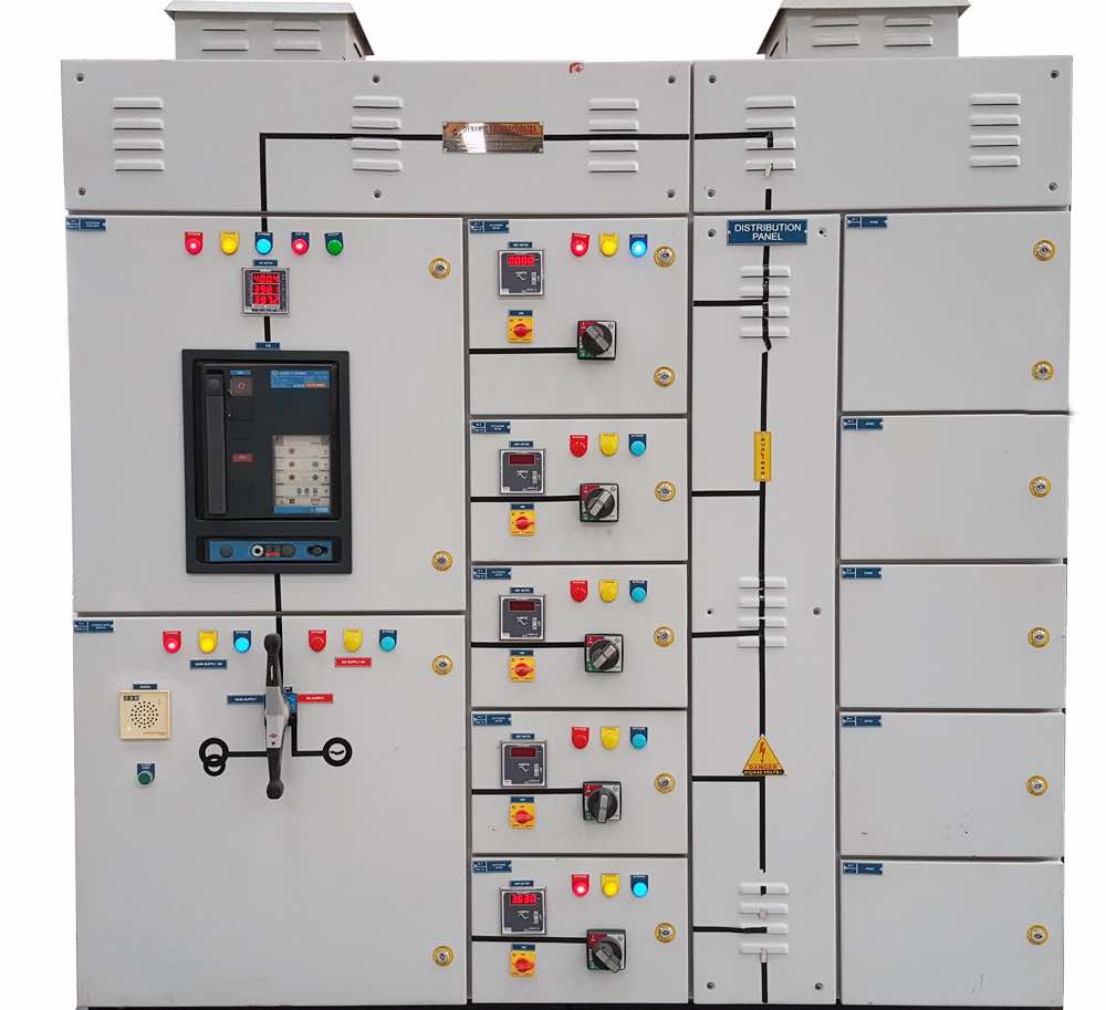 electrical distribution Board used in a steel plant to distribute electricity to various machine and departments