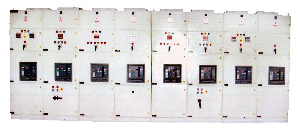 main LT panel with Automatic Powerfactor control and this panel is handling 3200 A, 4 DG of 1000 Kva each and 2 Nos of Transformers of capacity 1600 Kvaa each. It has inteligent AMF Control System.